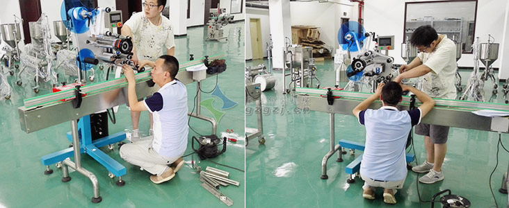 配線式貼標機工廠圖